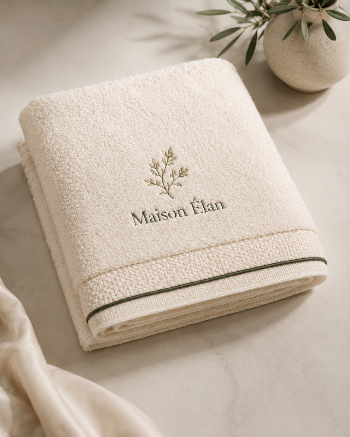 Custom bath towel