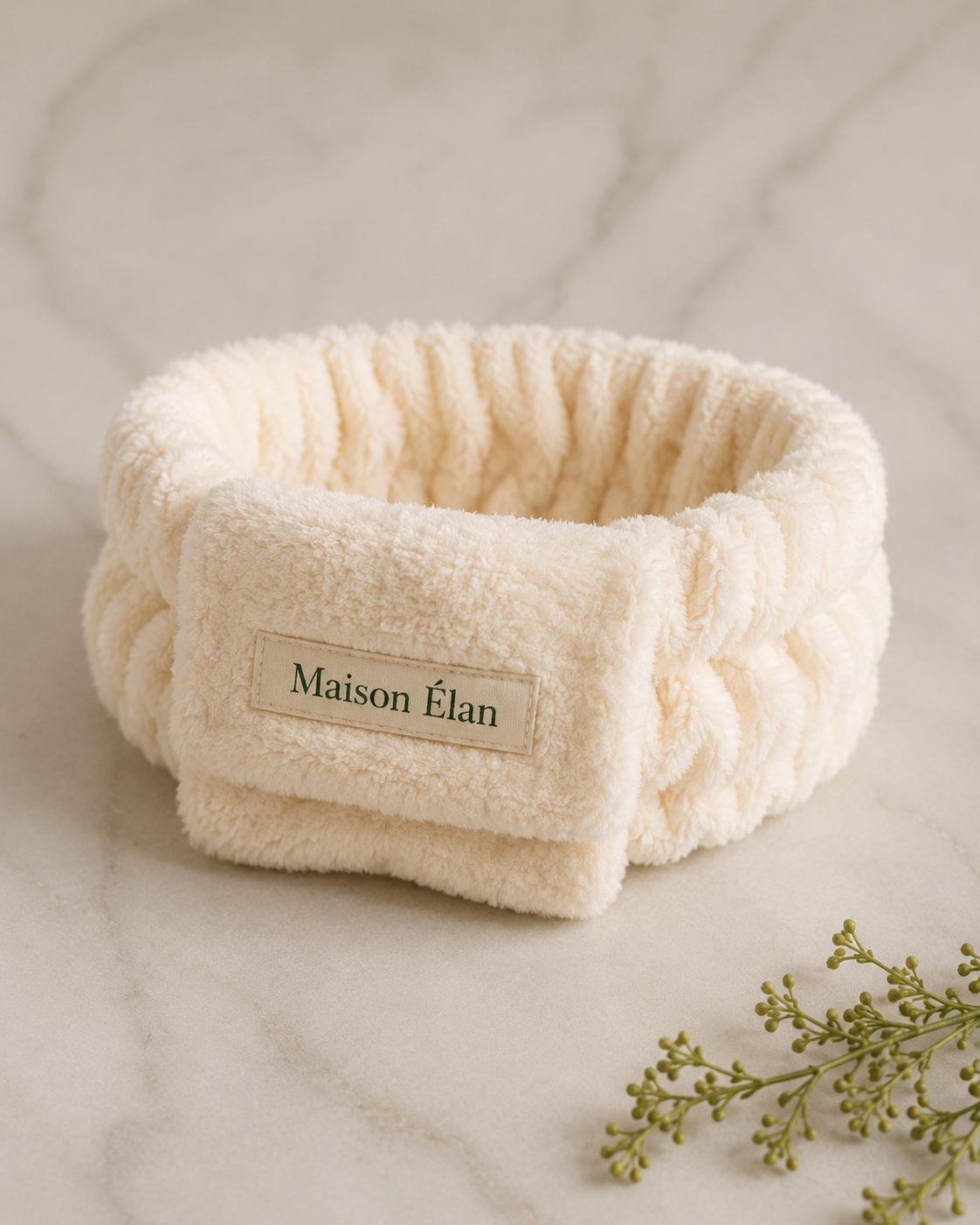 Custom spa headband